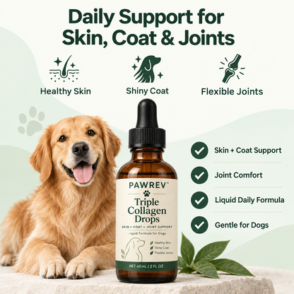 PawRev Triple Collagen Drops