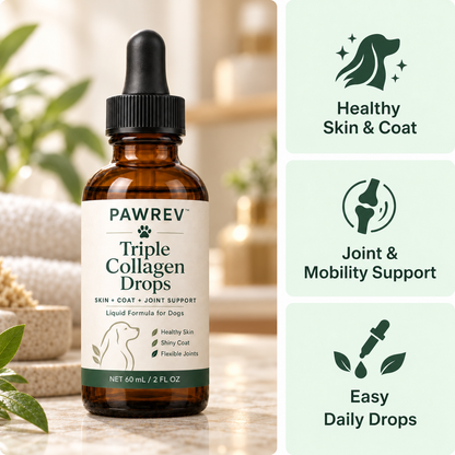 PawRev Triple Collagen Drops